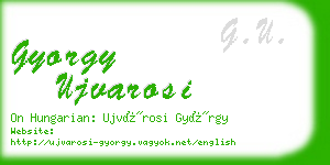 gyorgy ujvarosi business card